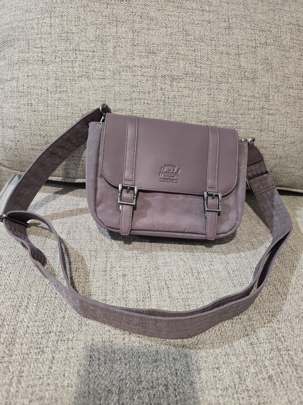 Herschel Supply Company Dusty Mauve Crossbody Messenger Bag
